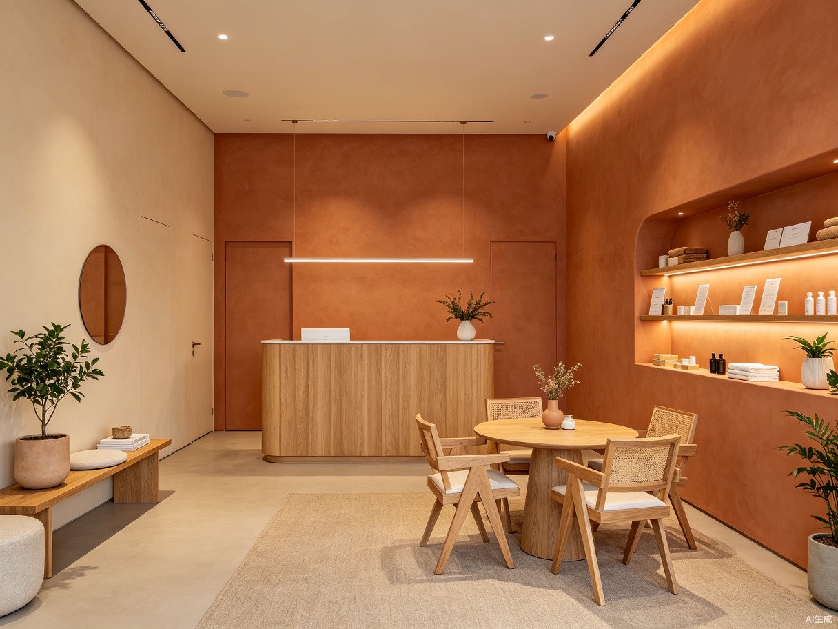 Interior view of Majura Massage treatment room with warm, calming decor